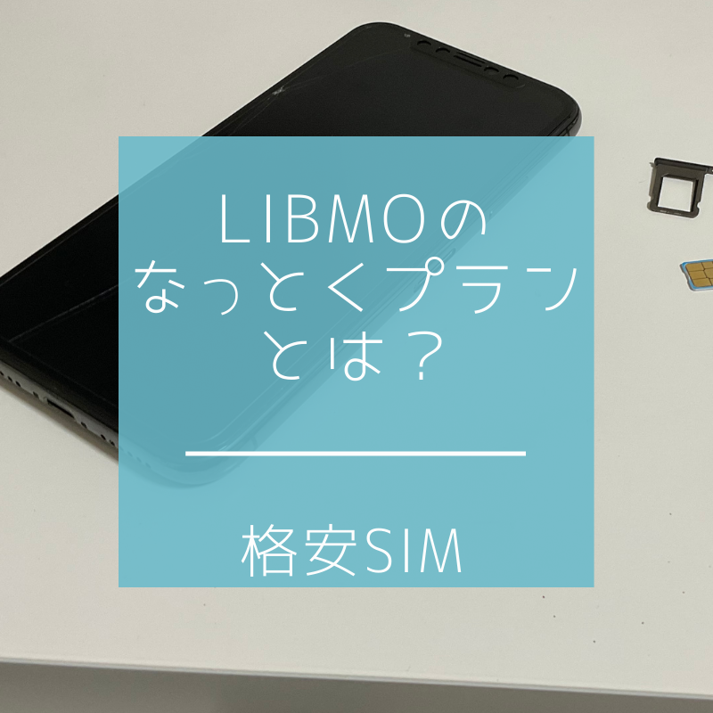 LIBMOのなっとくプランとは？-格安SIM、LIBMOのサービスについて調べてみたら契約したくなった-