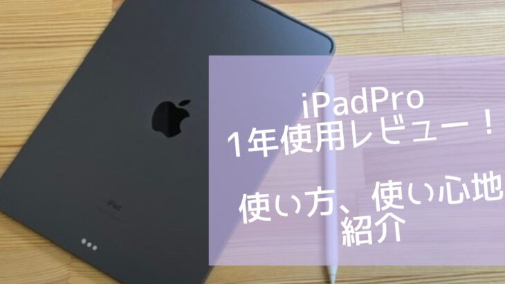 iPadPro 1年使用レビュー！！-iPad Proの使い方、使い心地紹介-